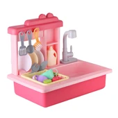 Pilli İnteraktif Lavabo Seti Pembe thumbnail 3