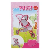 Sunman 3 Tekerlekli Pembe Gri Puset thumbnail 2