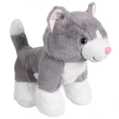 Kedi Peluş Gri 36 cm thumbnail 1
