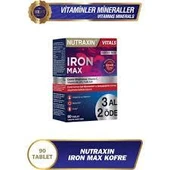 Nutraxin Iron Max 90 Tablet - 3 Al 2 Öde thumbnail 2