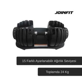 JOINFIT Ayarlanabilir Dambıl Seti 24 Kg thumbnail 4