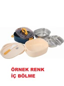 Fixpoint Çelik Beslenme Kabı Iki Katlı 1900ML Sarı thumbnail 2