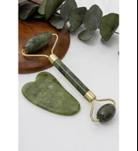 Jade Roller Gua Sha Taşı Seti thumbnail 2