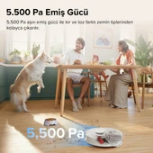 Vacuum Cleanner Q8 Max Robot Süpürge Beyaz thumbnail 3