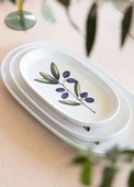 The Mia Olivos Oval Servis 2li 26 cm thumbnail 4