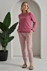 Koyu Pembe Pijama Takımı S Beden thumbnail 2