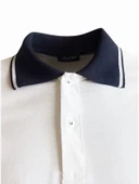 Polo Yaka T-shirt - Beyaz thumbnail 3
