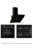 Ferre Lüx Flowart MEGA ANKASTRE SET ( D023 - 1140 - Qms63cs ) thumbnail 1