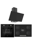 Ferre Flowart Serisi Mega Ankastre Set (qms63cs/rs035/d077) thumbnail 1