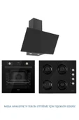 Ferre Lüx Flowart MEGA ANKASTRE SET ( D077 - 2140 - Qms63cs ) thumbnail 1