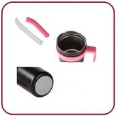 Dodge Trekking Çelik Termos Mug 750Ml Turuncu thumbnail 4