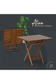 ATİNA KATLANIR MASA 60X60X74 thumbnail 1