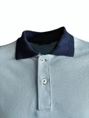 Polo Yaka T-shirt - Mavi thumbnail 3