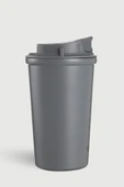 Stevig 4 Work Flip Open Coffee Mug Çelik Termos 400 ML Grey ST-251 thumbnail 5