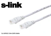 S-link sl-cat615 Cat6 15mt Gri Utp Patch Kablo thumbnail 2