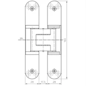 Simonswerk Tectus Gizli Ayarlı Kapı Menteşesi Te340 3d Mat Siyah thumbnail 2