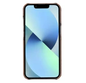 Apple iPhone 13 Pro Uyumlu Deri Arka Kapak UJ RST2EF Taba thumbnail 2