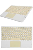 Bluetooth Touchpad Klavye Ultra İnce Taşınabilir Q Klavye thumbnail 5