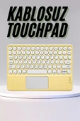 Profesyonel Wifi Q Klavye Bluetooth Klavye Touchpad 10.8 Inç thumbnail 2