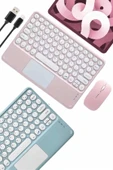 Profesyonel Wifi Q Klavye Bluetooth Klavye Touchpad 10.8 Inç thumbnail 3