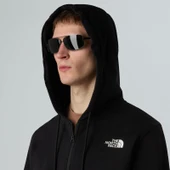 M SIMPLE DOME FULL ZIP HOODIE Black Black L thumbnail 4