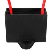 2.5UF 450VAC Siyah 10Cm Kablolu Kare Tip Kutupsuz Kondansatör thumbnail 3