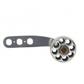 Accurate Reel Handle H-60 Silver Knob thumbnail 1