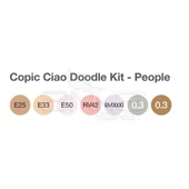 Copic Ciao Marker 5+2 Set People Doodle Kit thumbnail 2