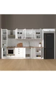 390 cm %100 MDF Greena White Mutfak Dolabı thumbnail 2