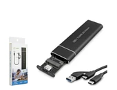 Hadron Hdx1768 Ssd Kutu Type-C3.1 + Usb3.0 Nvme M2 thumbnail 1