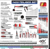 1400 Parçayla Dolu Alet Çantası thumbnail 3