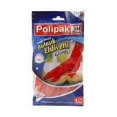 POLİPAK BULAŞIK ELDİVENİ 7-7,5 SMALL YEŞİL RENK thumbnail 1