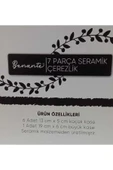 Benante 7 parça Seramik Çerezlik thumbnail 6