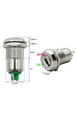 12mm Metal Button 2 Anahtarlı thumbnail 8