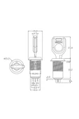 12mm Metal Button 2 Anahtarlı thumbnail 7