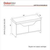 Dekorister Gerton Ayakkabılık Sepet thumbnail 8