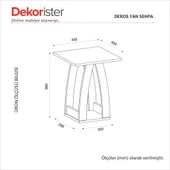 Dekorister Deros Yan Sehpa Sepet thumbnail 8