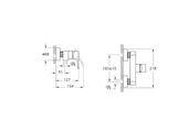 Artema Duş Bataryası, Flow Square, A42931 thumbnail 2