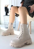 Flona Bej Cilt Bağcıklı Bot thumbnail 1