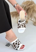 Evra Zebra Triko Topuklu Terlik thumbnail 2