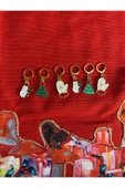 BAE ATOLYE 6 LI YILBAŞI NOEL TEMALI KÜPE SET thumbnail 2