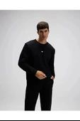 Ellesse EM556-BK Erkek Siyah Sweat thumbnail 4