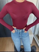 Kadın Body Bordo thumbnail 2