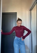 Kadın Body Bordo thumbnail 1