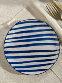 Bleu Fleur 6lı Pasta Tabağı Seti- 19 cm. thumbnail 2