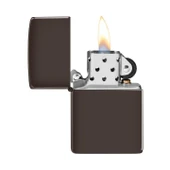 Zippo Reg Brown Matte 49180 (2-2) Çakmak thumbnail 2