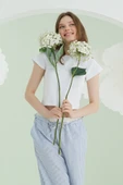 Mavi Crop Pijama Takım thumbnail 4