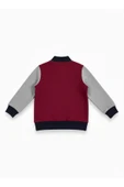 Erkek Çocuk Fermuarlı Sweatshirt  Bordo thumbnail 2