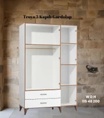 TROYA 3 KAPILI DOLAP / GARDOLAP thumbnail 2