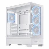 Asus A31 Plus USB 3.2 ARGB ATX Mid Tower Beyaz Kasa thumbnail 3